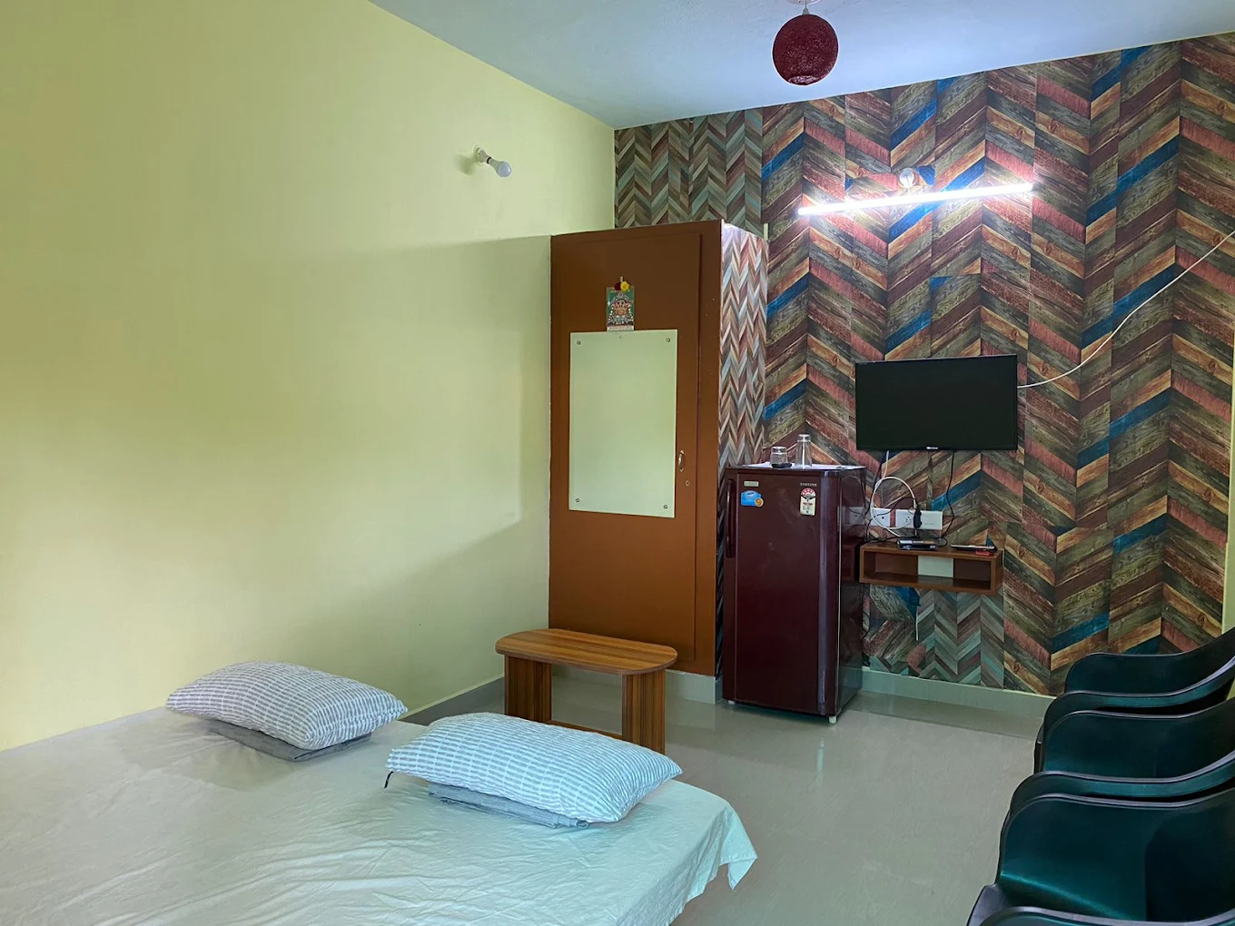 Triple Non-AC Room - Affordable accommodation for groups in Pondicherry